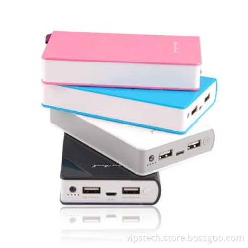 MP3 Player Charger with 10,000mAh Capacity, Classical Book Design, High-efficiency Torch
